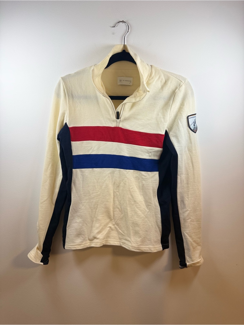 We Norwegians ski 1/4 zip merino